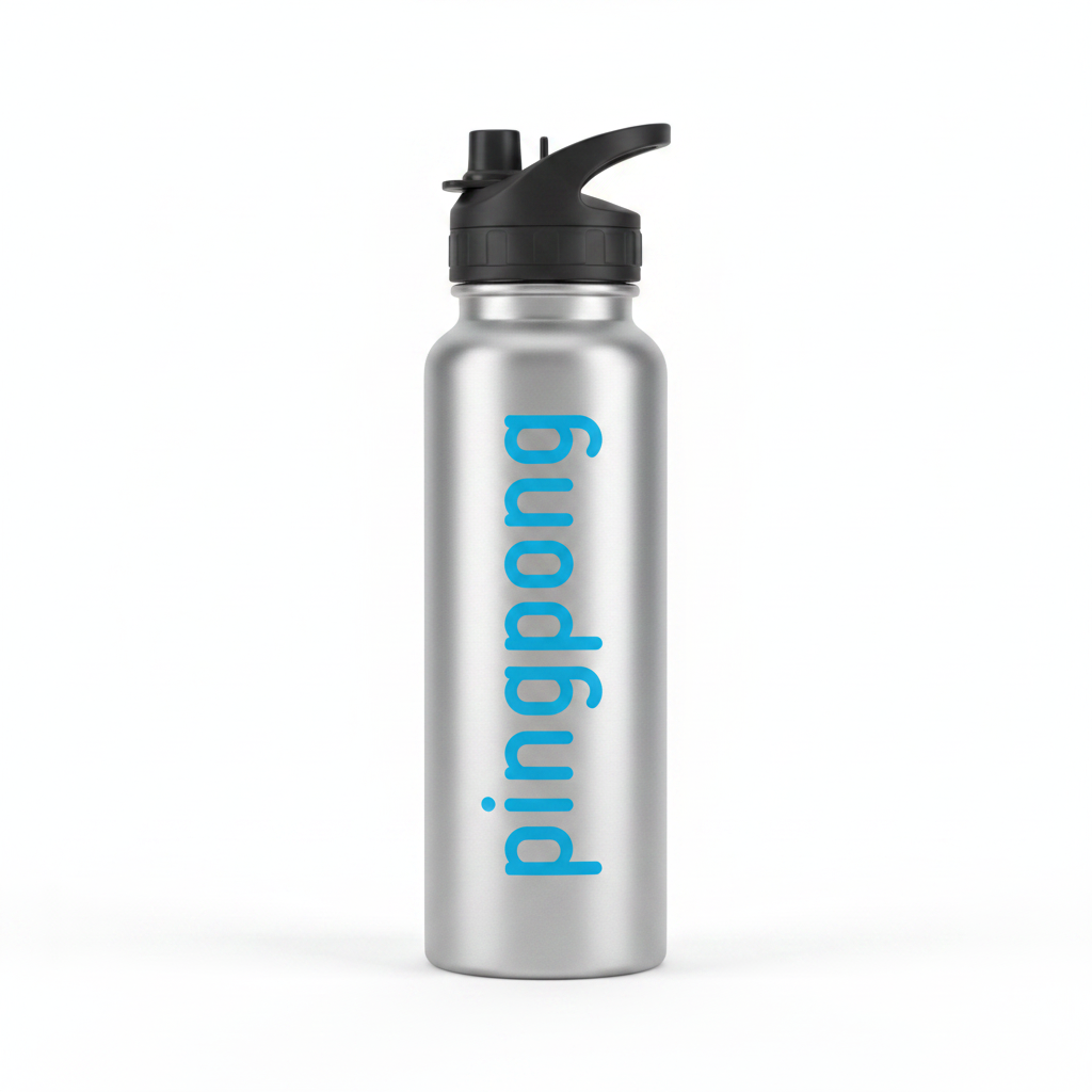 PingPong Stainless Steel Water Bottle