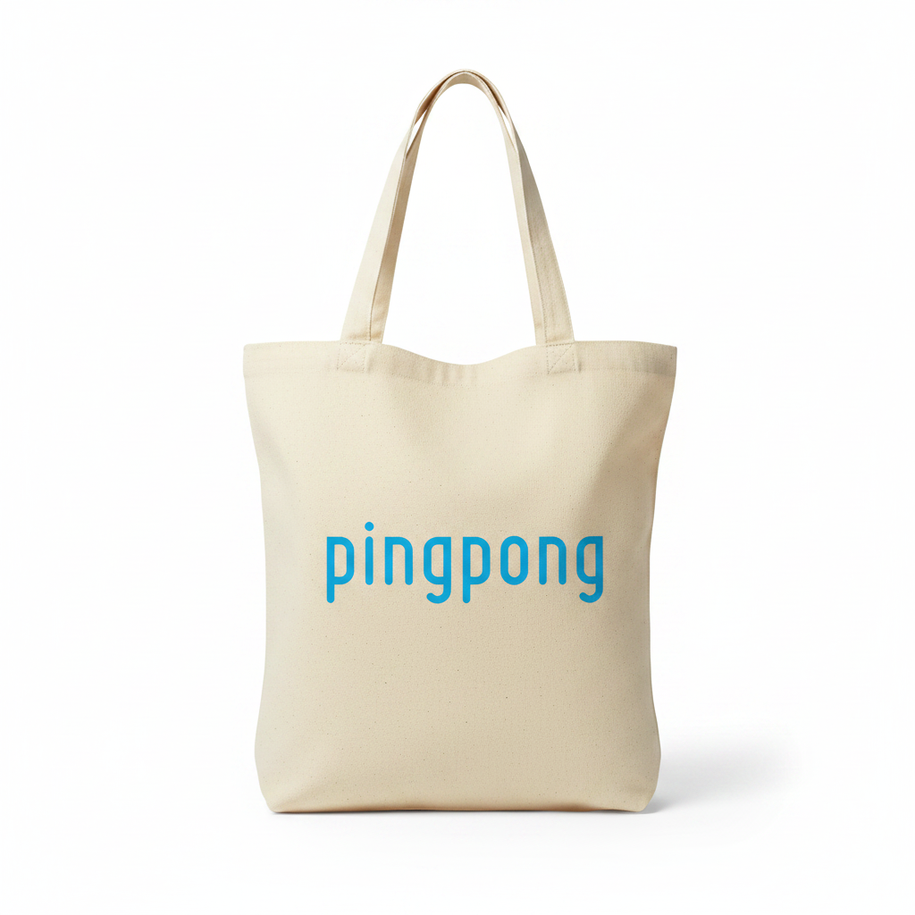 PingPong Canvas Tote Bag